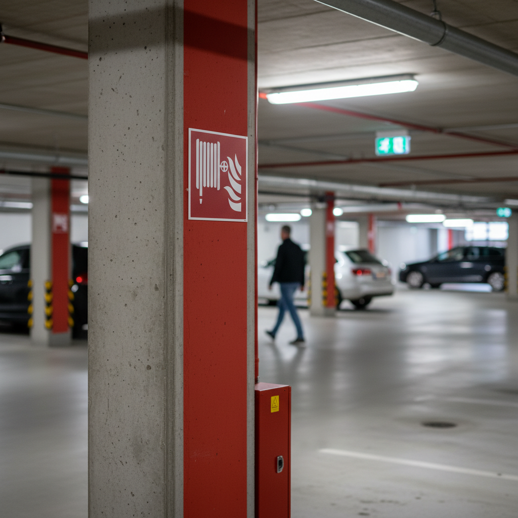 Brandslange skilt ISO F002 - Billede 5