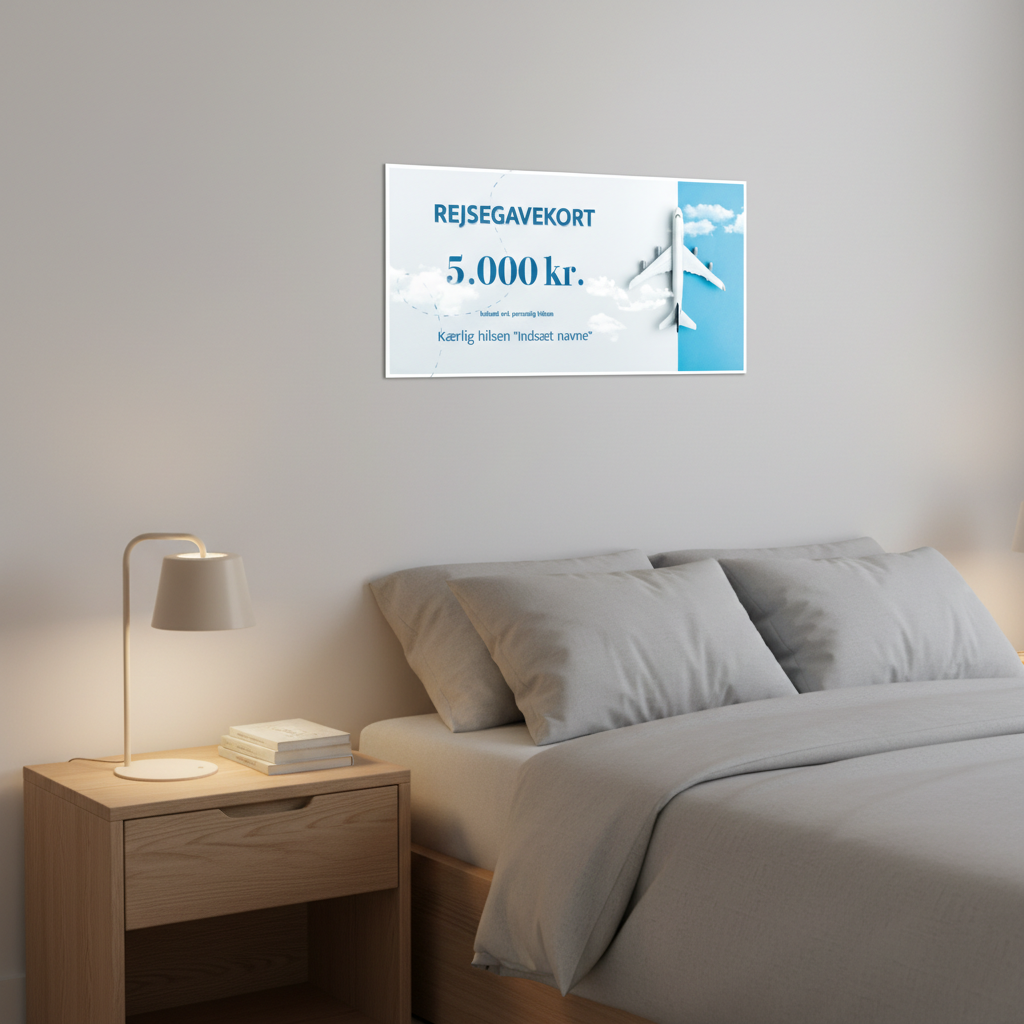 Rejsegavekort rejsecheck fly - Billede 5