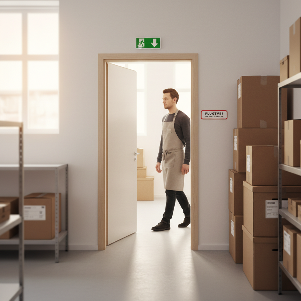 Flugtvej må ikke spærres skilt - Billede 4