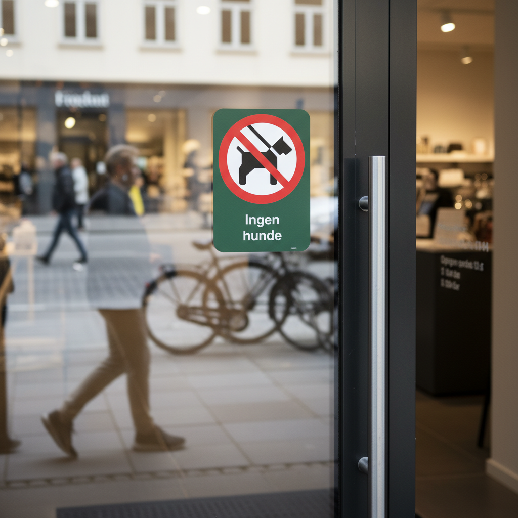 Ingen hunde skilt - Billede 2