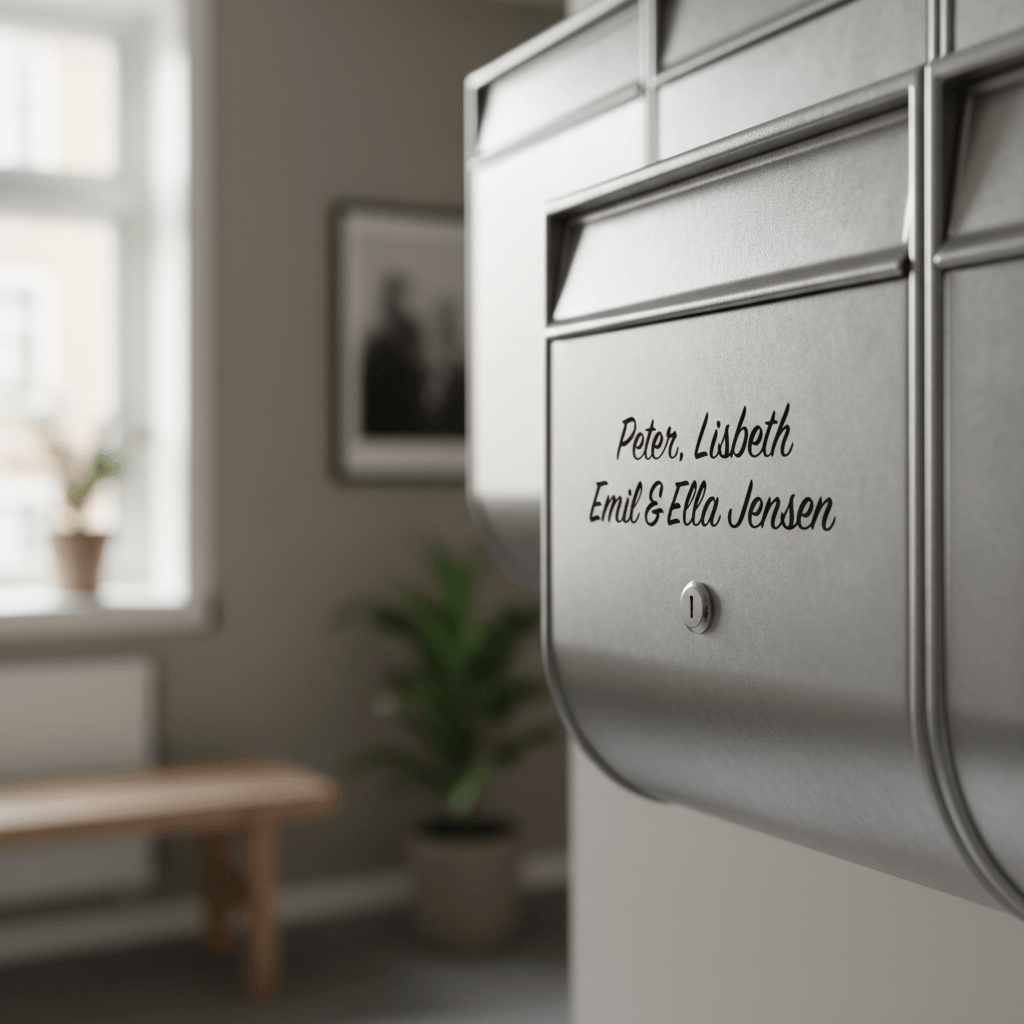 Dørskilte happy black - Billede 2