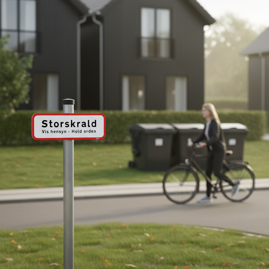 Storskrald Vis Hensyn - Hold orden skilt - Billede 2