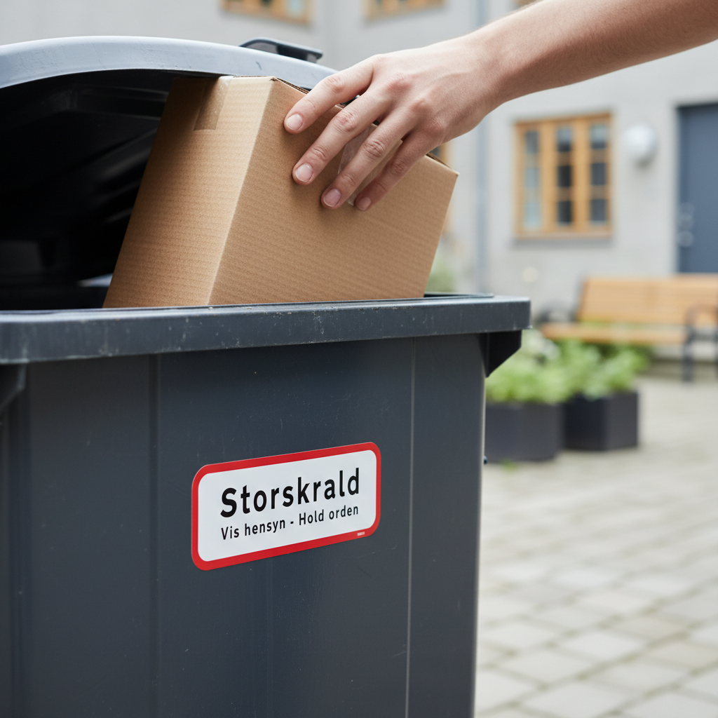 Storskrald Vis Hensyn - Hold orden skilt - Billede 3