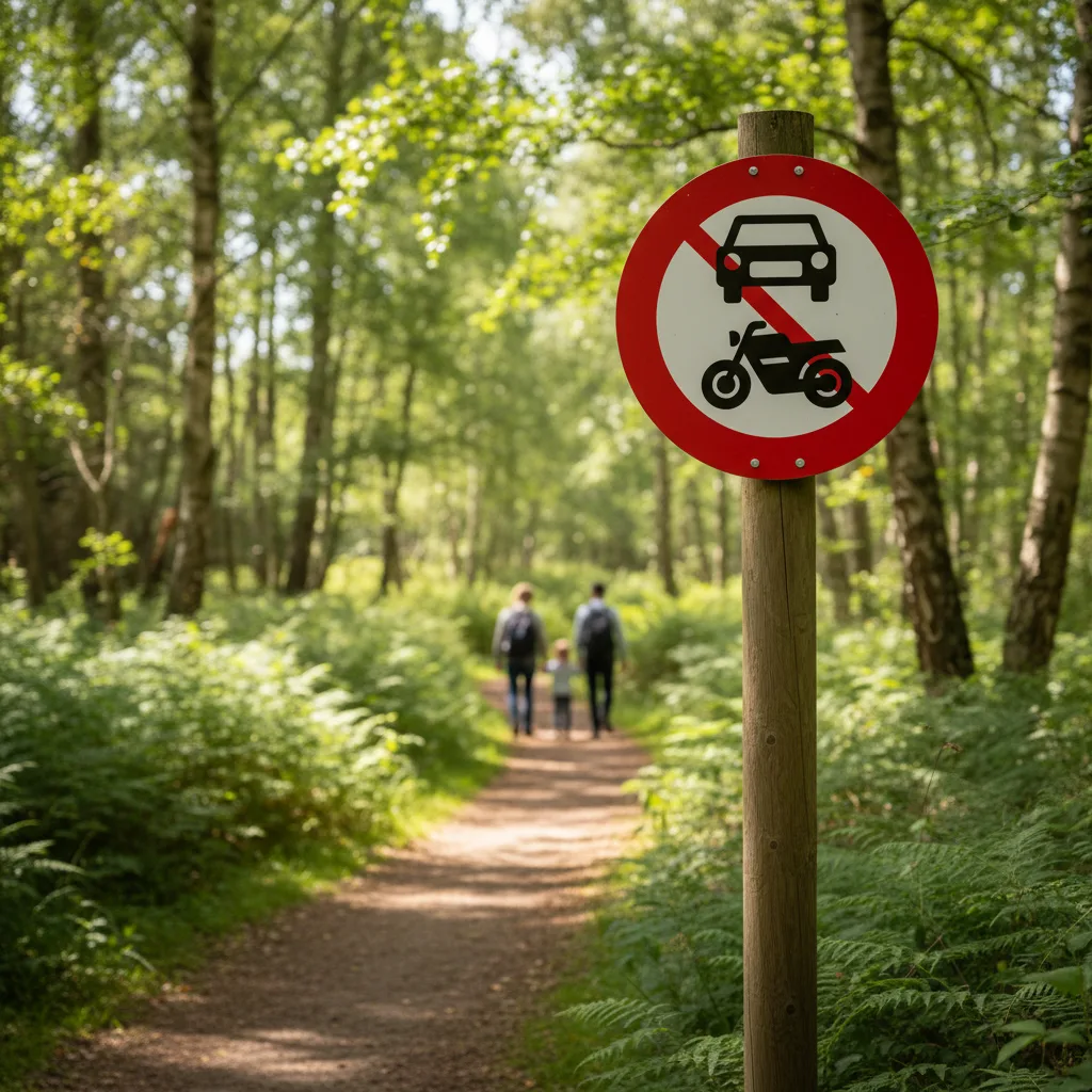 C22,1 - Motorkøretøjer, traktor og motorredskab forbudt skilt - Billede 2