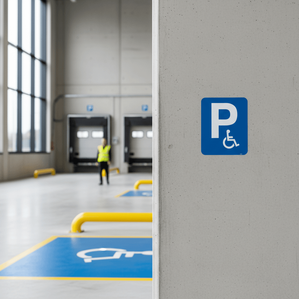 Parkerings skilt P Handicap skilt - Billede 5