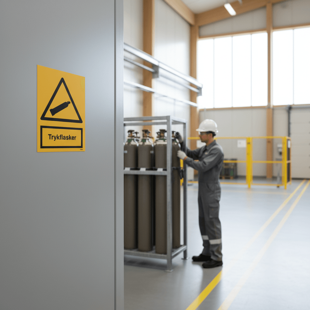 Trykflasker skilt - Billede 4