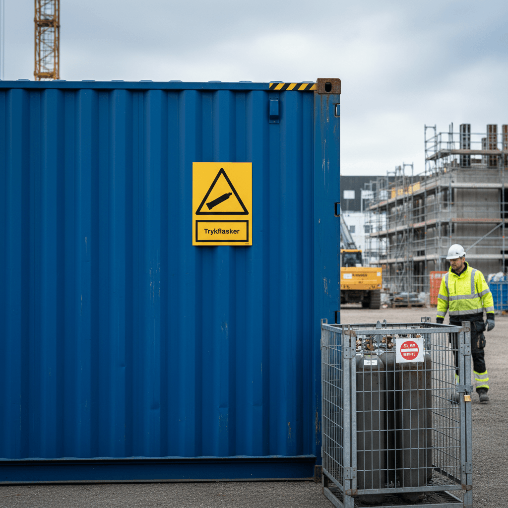 Trykflasker skilt - Billede 3