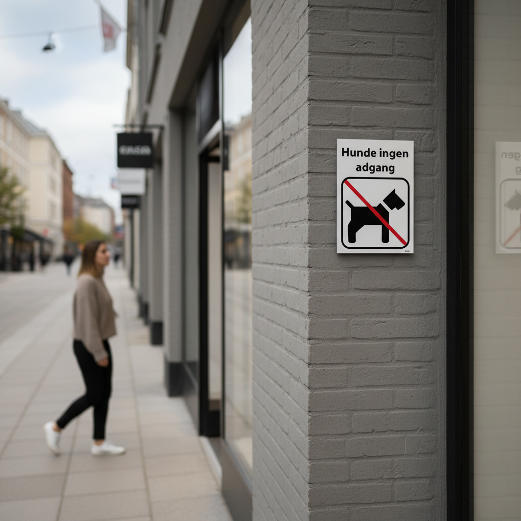 Hunde ingen adgang skilt - Billede 2