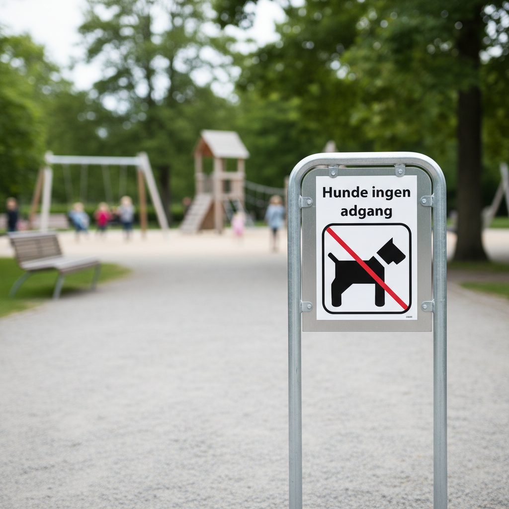 Hunde ingen adgang skilt - Billede 5