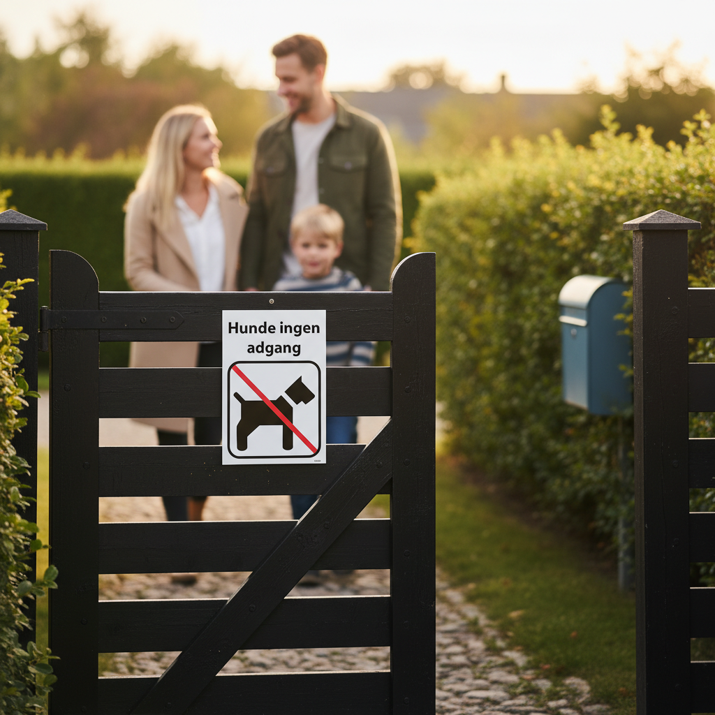 Hunde ingen adgang skilt - Billede 4