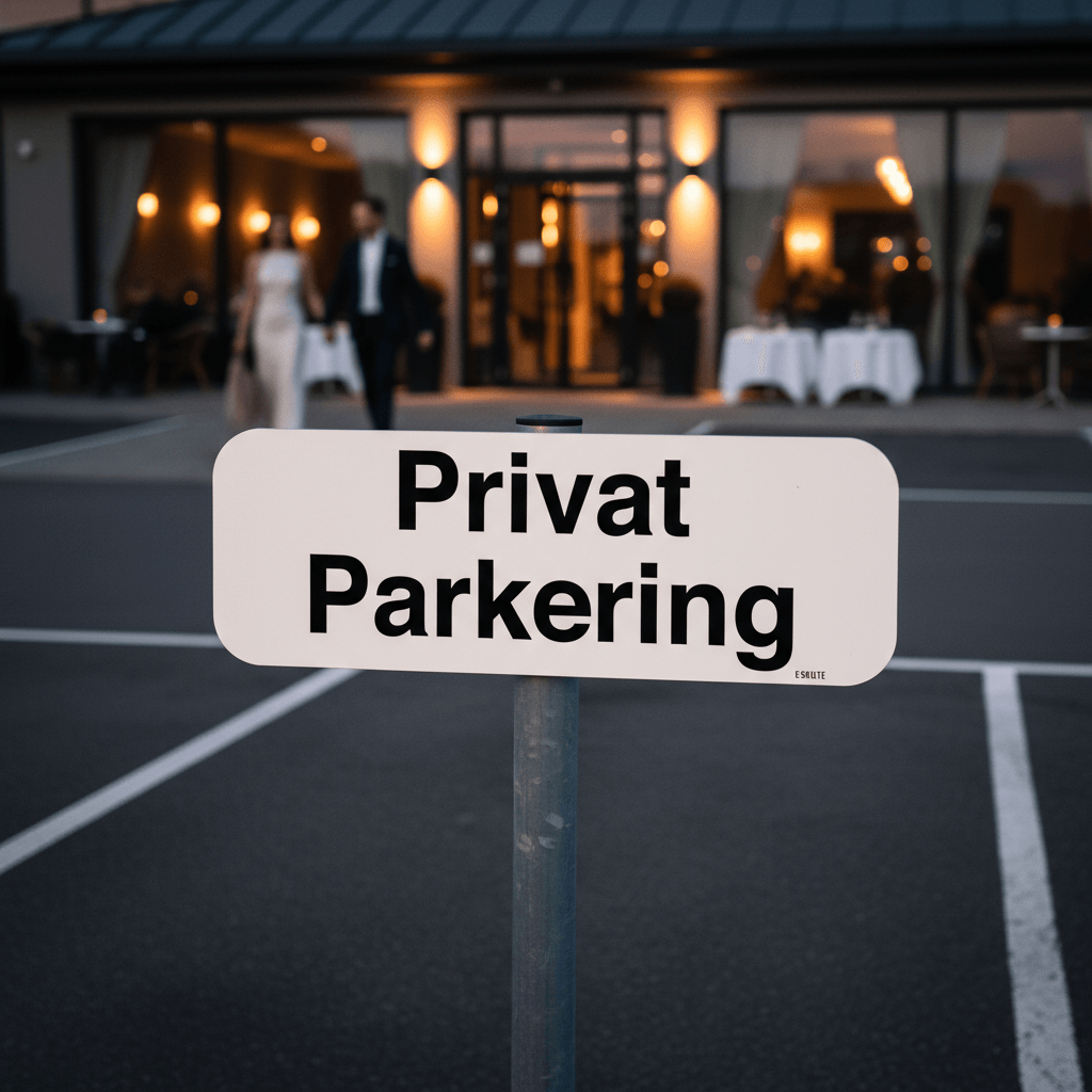 Privat parkering skilt - Billede 4