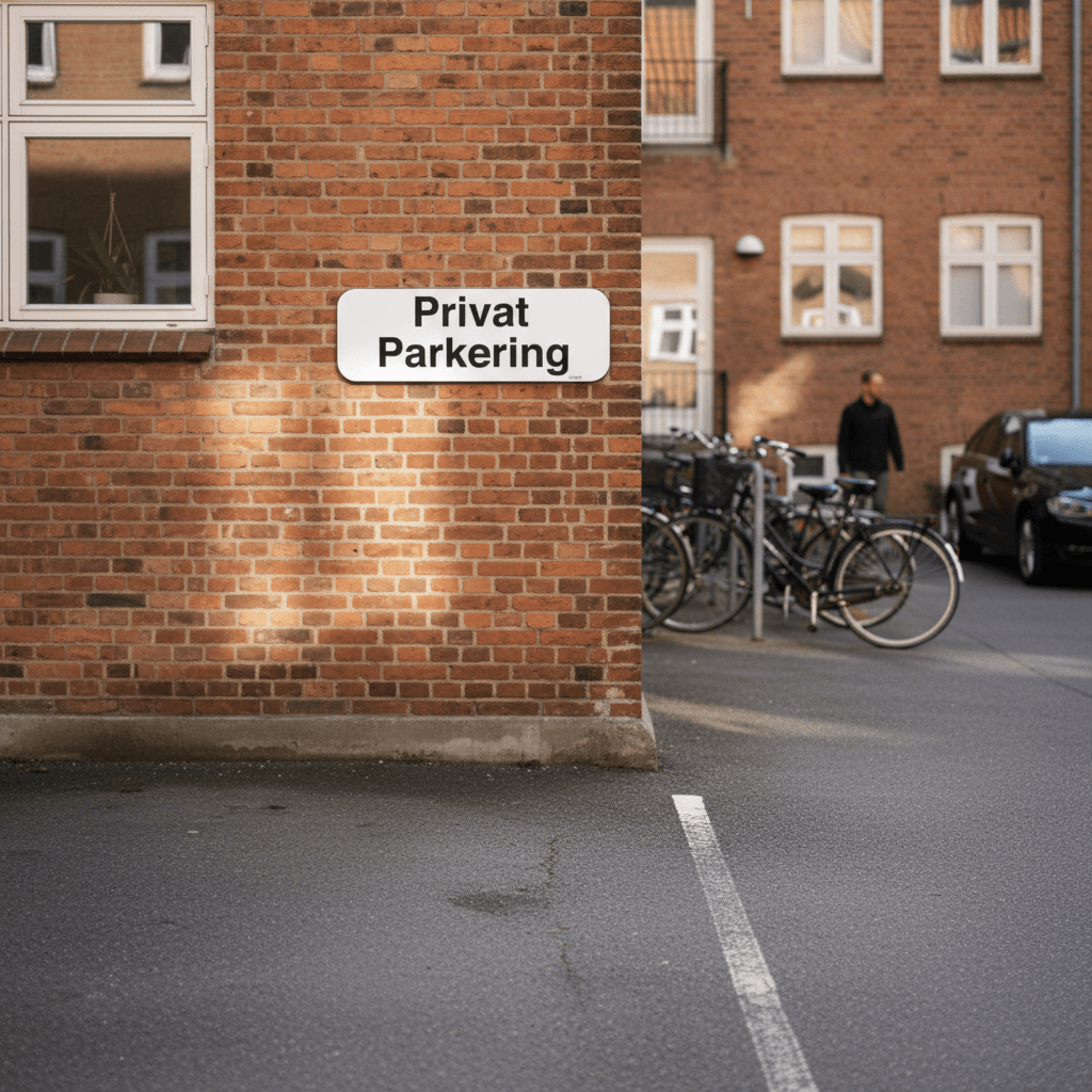 Privat parkering skilt - Billede 5