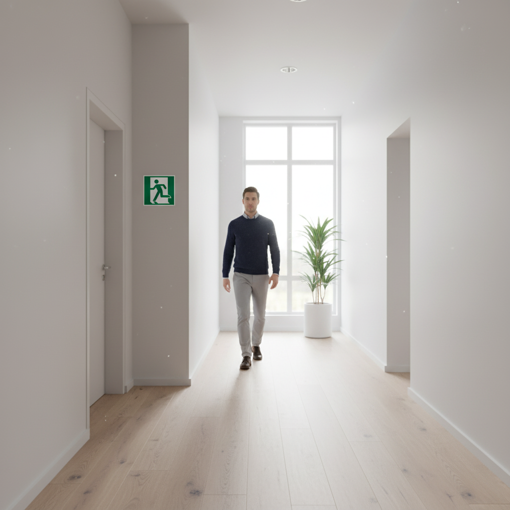 Flugtvej til venstre skilt - Billede 4