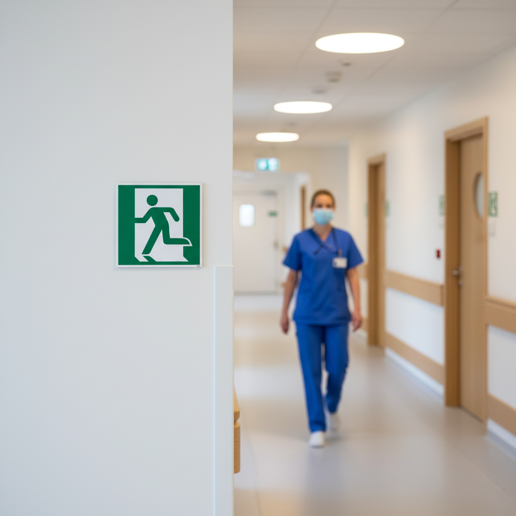 Flugtvej til venstre skilt - Billede 5