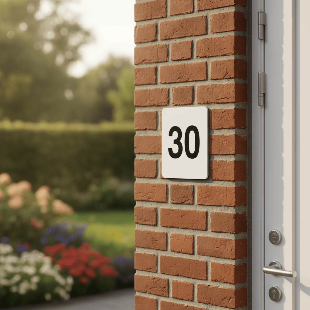 Nr skilt - Billede 2