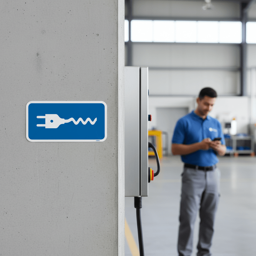 UE33.4 - Reserveret til el-bil skilt - Billede 5