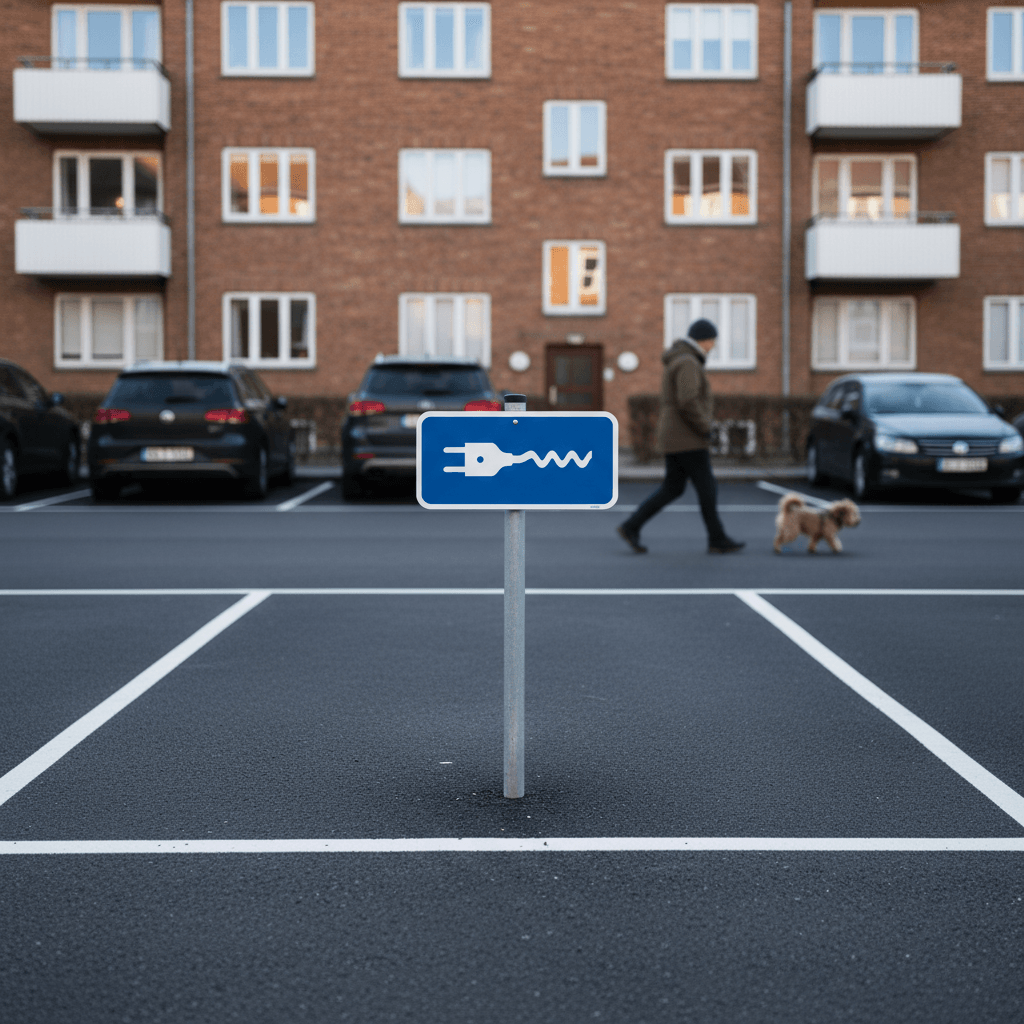 UE33.4 - Reserveret til el-bil skilt - Billede 3
