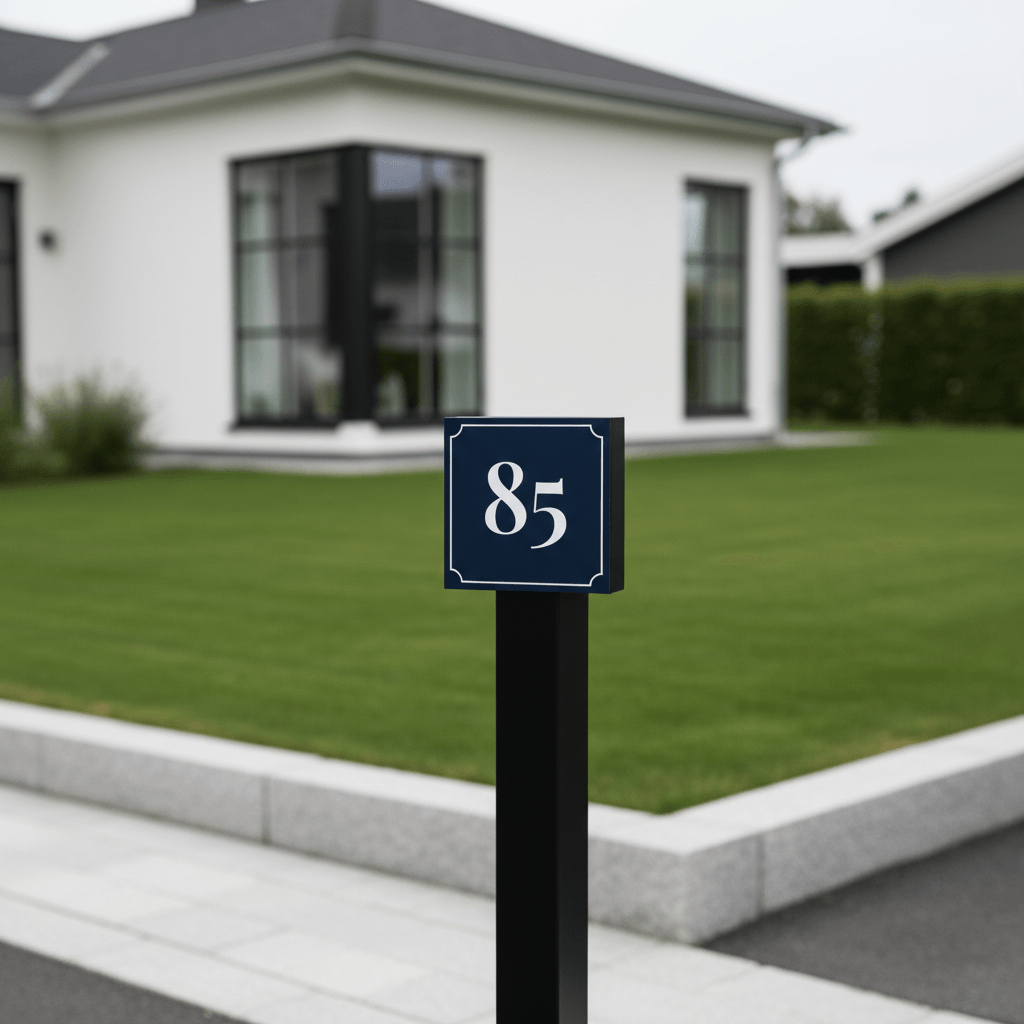 Klassisk husnummer skilt - Billede 2