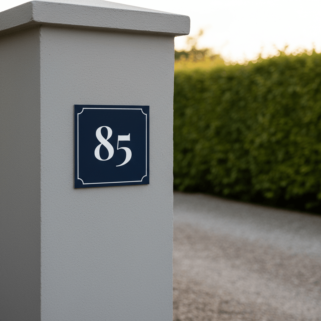 Klassisk husnummer skilt - Billede 4