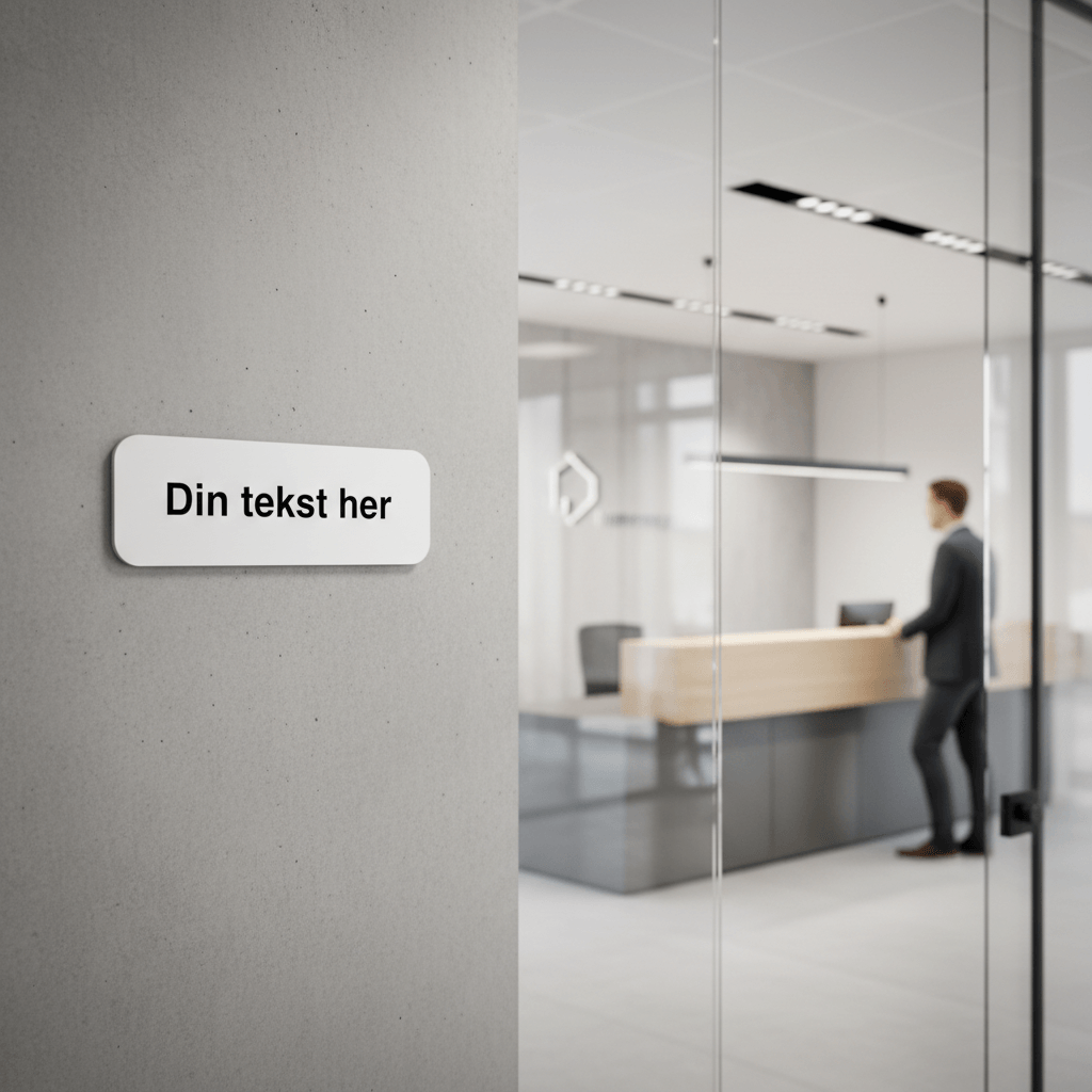 Design-selv skilt med piktogram - Billede 2