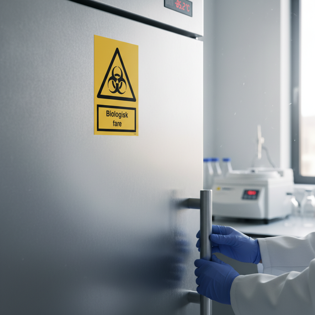 Biologisk fare skilt - Billede 3