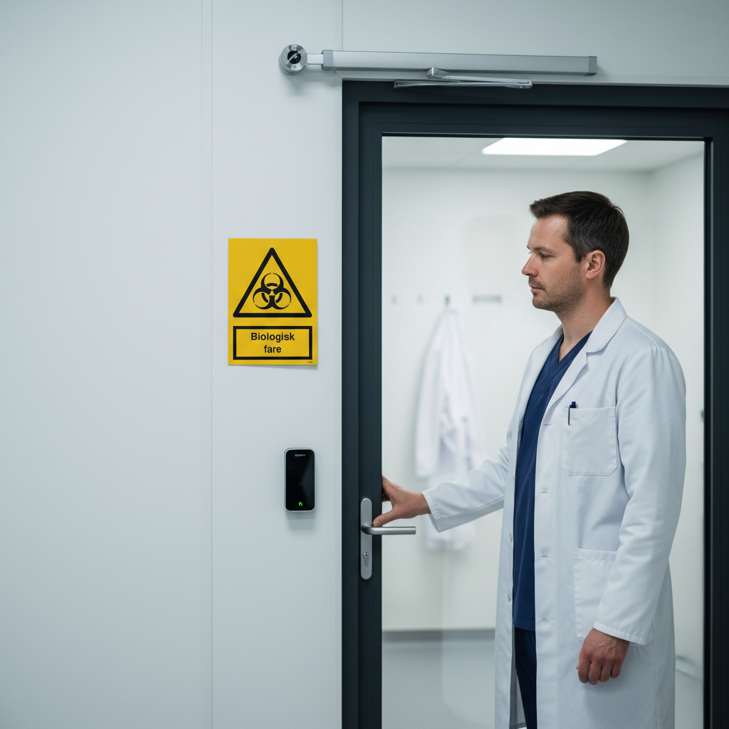 Biologisk fare skilt - Billede 2