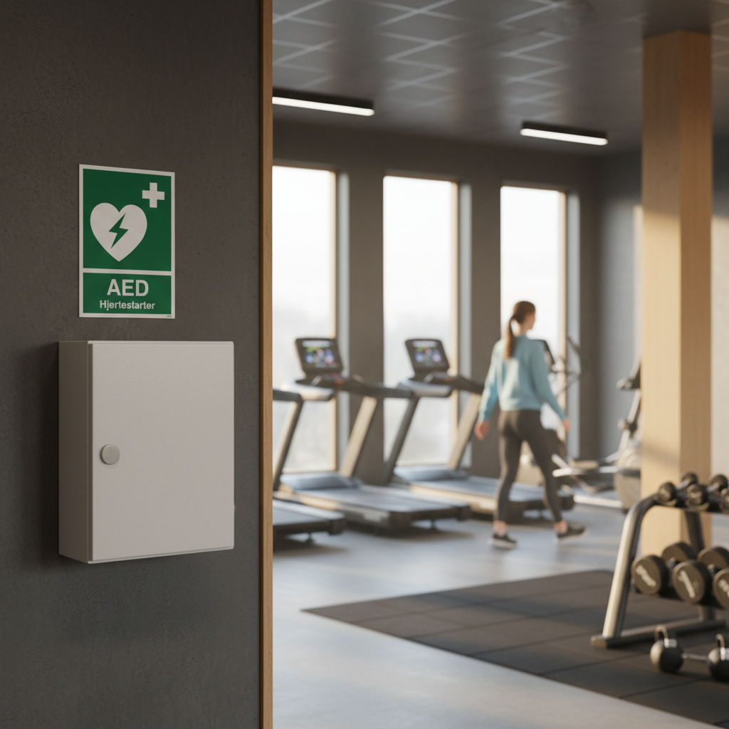 AED Hjertestarter skilt - Billede 4