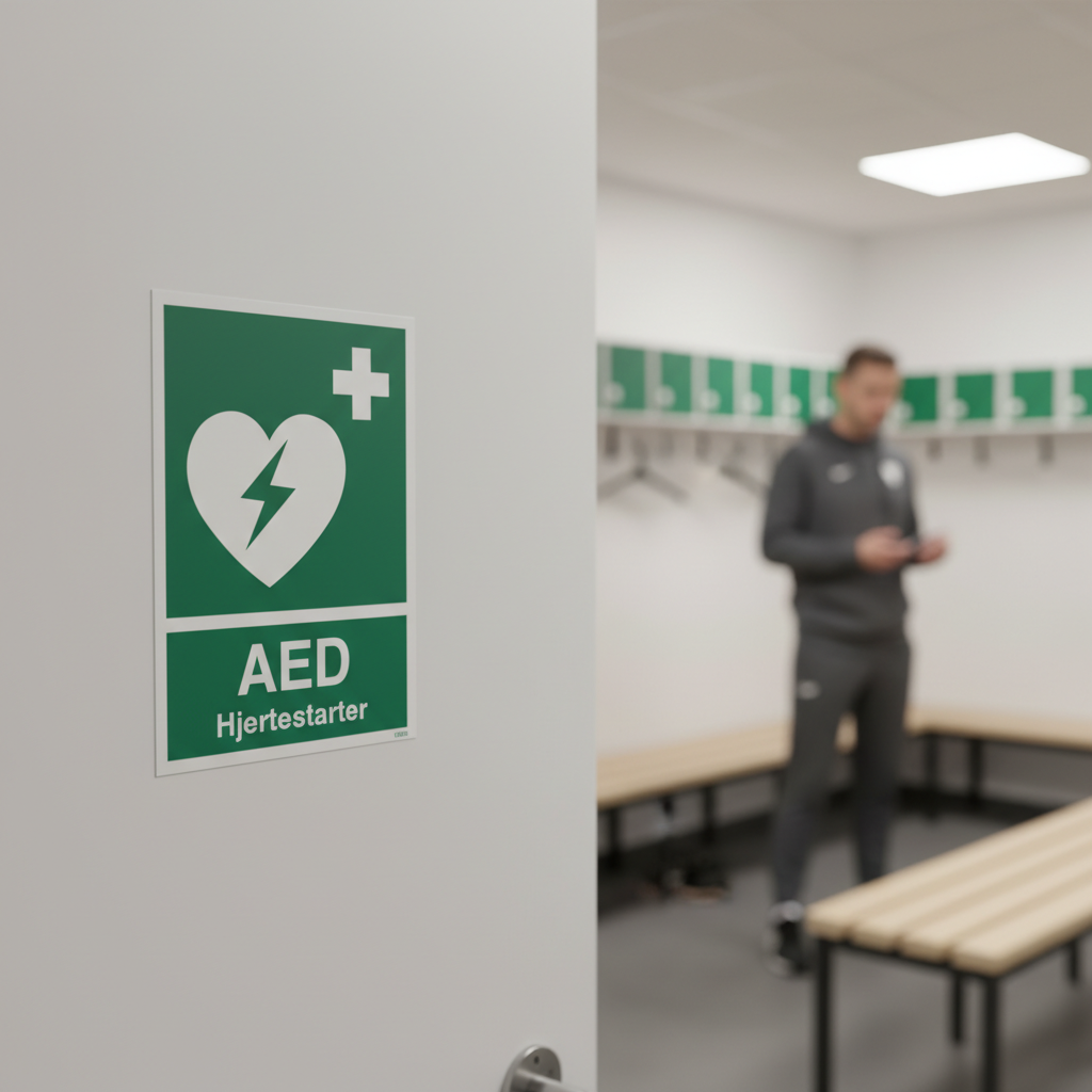 AED Hjertestarter skilt - Billede 3
