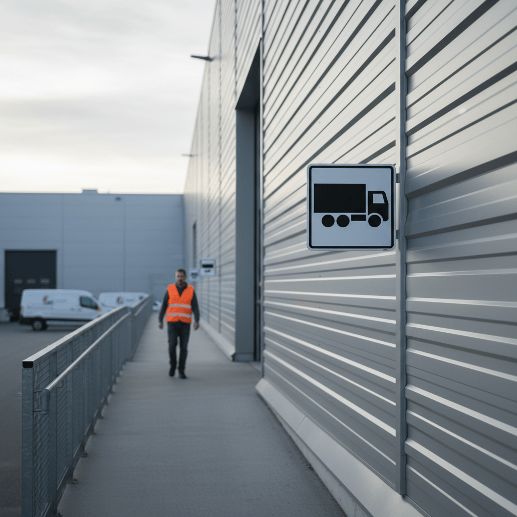 Lastbil - piktogram skilt - Billede 2