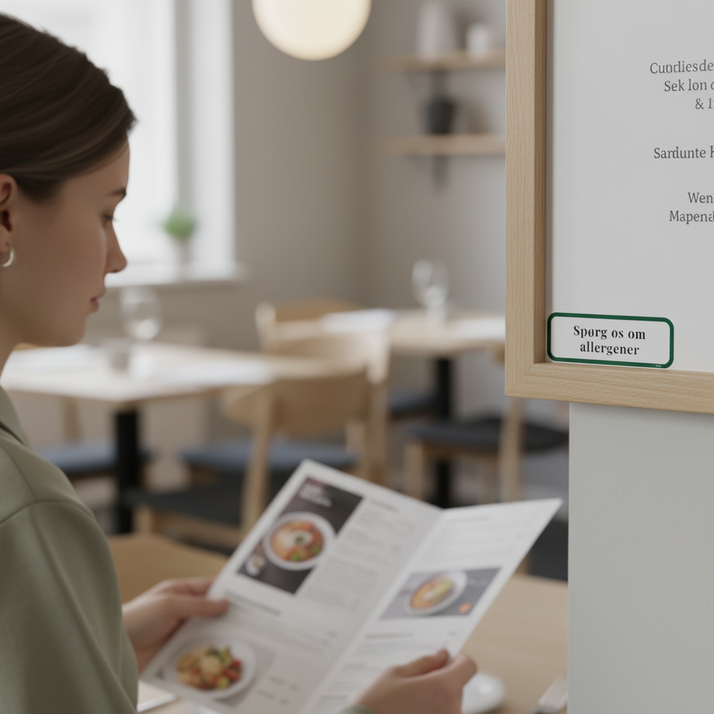 Spørg os om allergener skilt - Billede 4