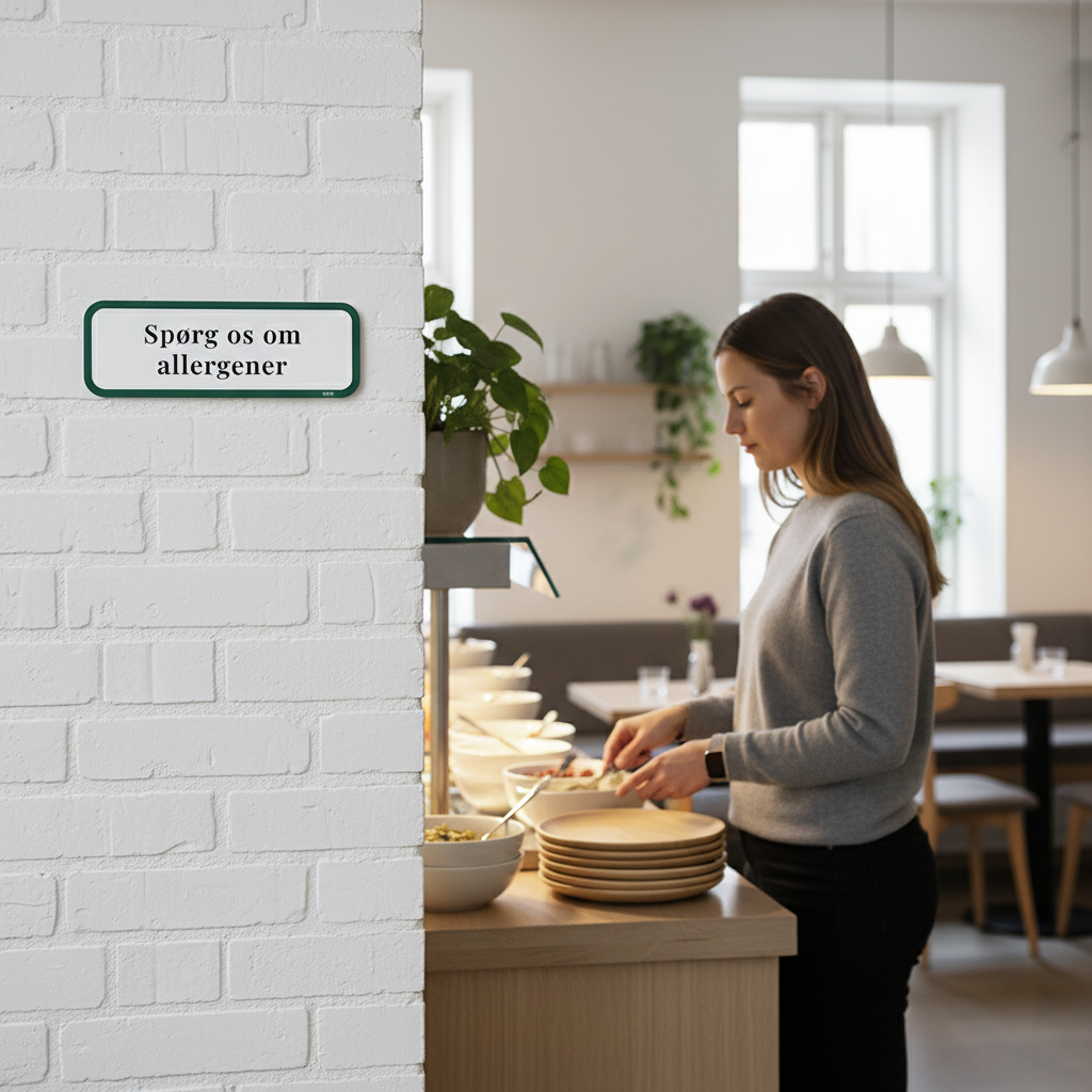 Spørg os om allergener skilt - Billede 3