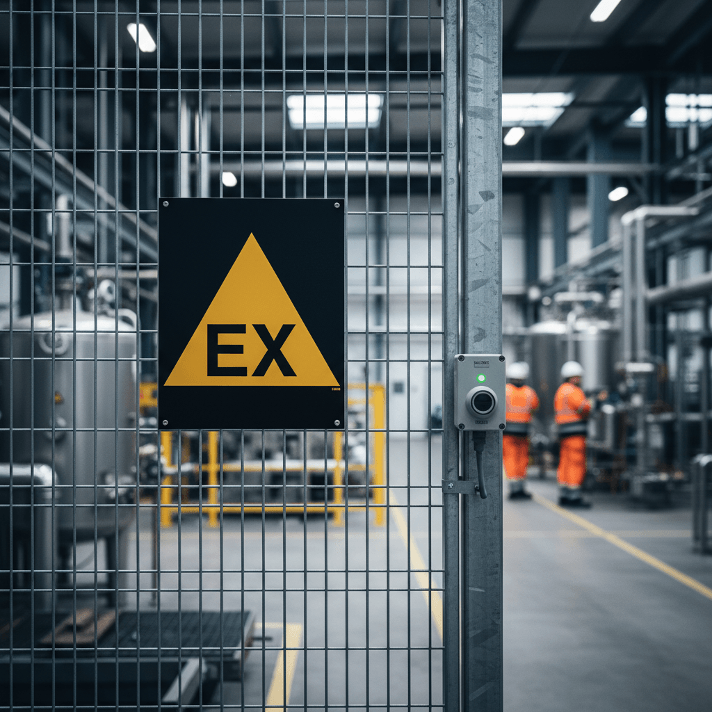 Eksplosionsfare EX skilt - Billede 3