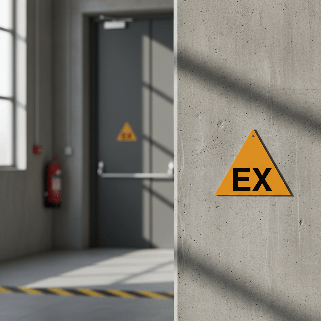 Eksplosionsfare EX skilt - Billede 4