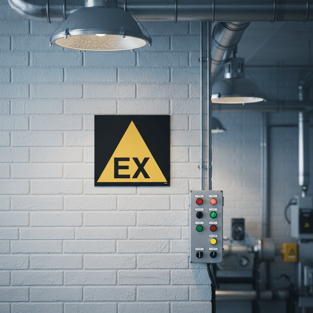 Eksplosionsfare EX skilt - Billede 5