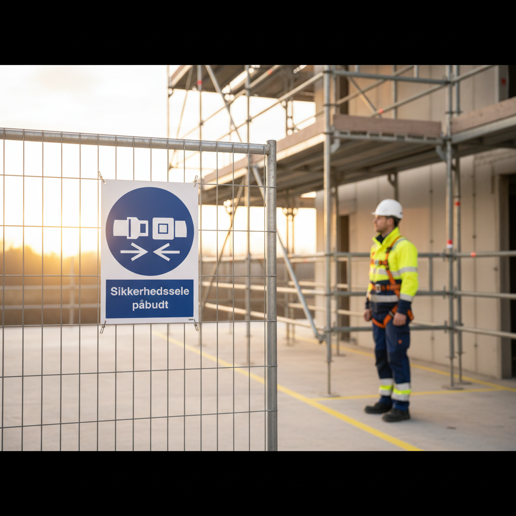 Sikkerhedssele påbudt skilt - Billede 2