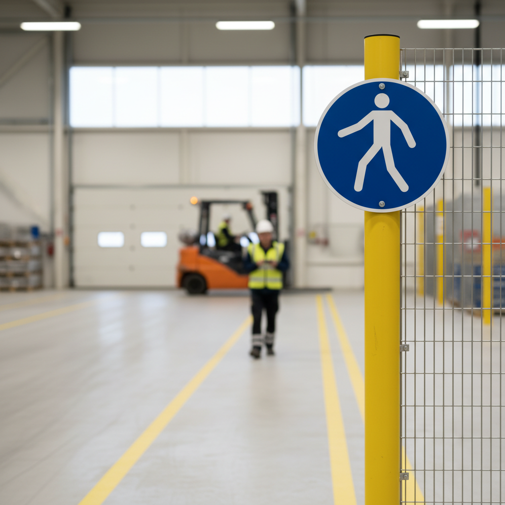 M024 Anvende denne fodgængerpassage skilt - Billede 4