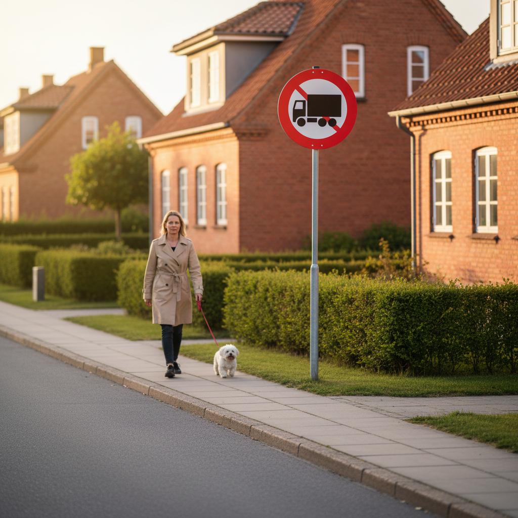 C23,1 - Lastbiler forbudt skilt - Billede 2