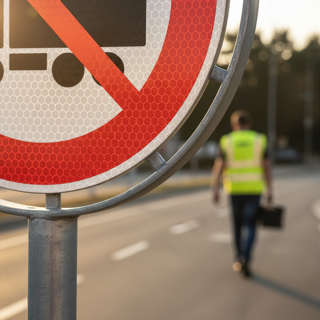 C23,1 - Lastbiler forbudt skilt - Billede 5