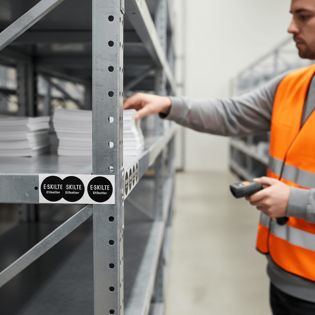 Etiketter på ark - Billede 2