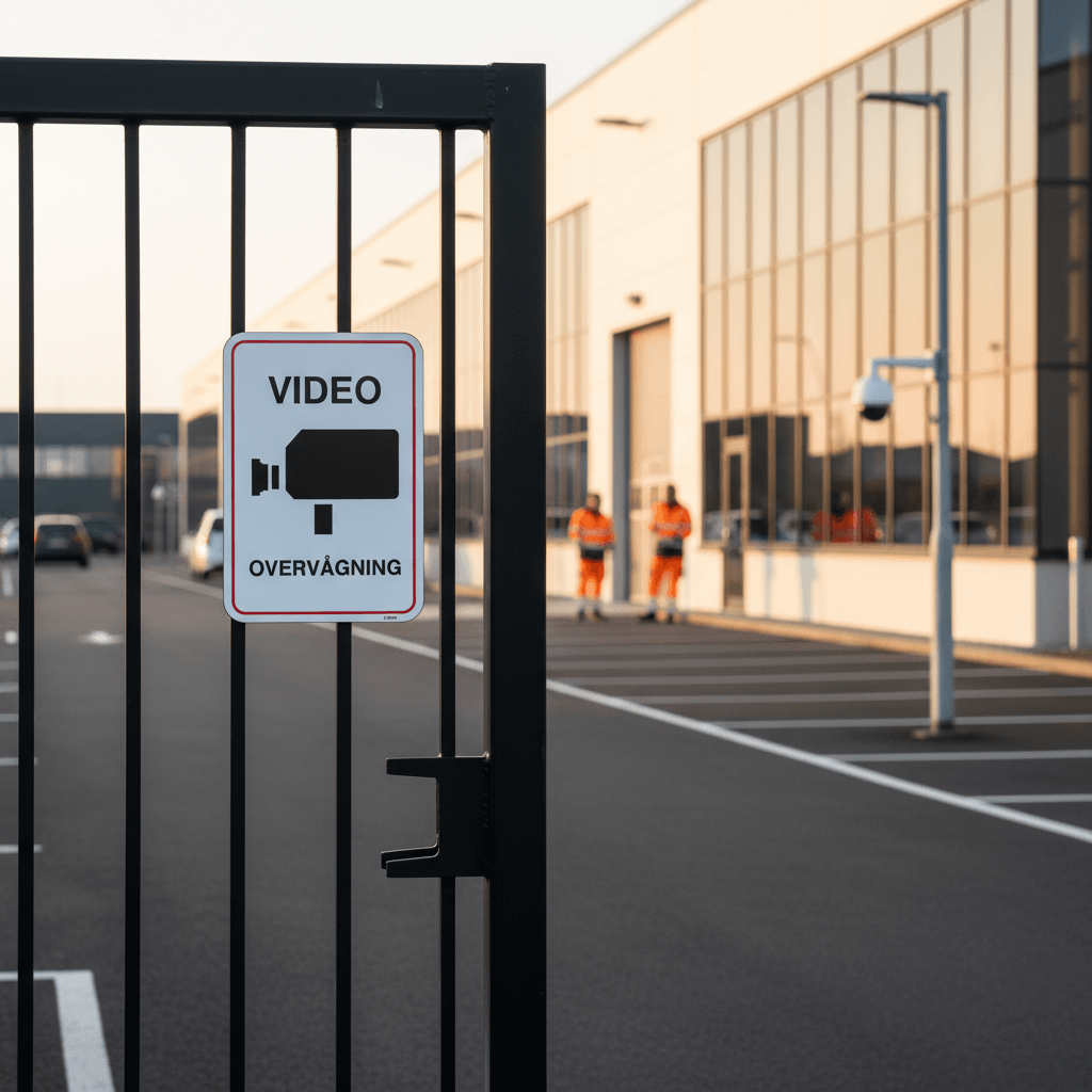 Videoovervågningsskilt - Billede 3