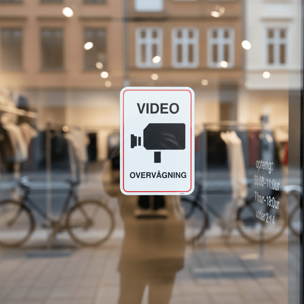 Videoovervågningsskilt - Billede 2