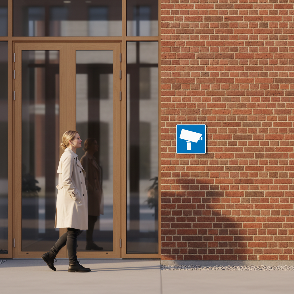 E93 - Videoovervågning skilt - Billede 4