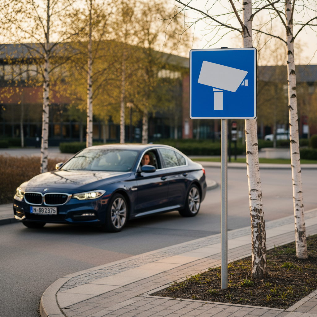 E93 - Videoovervågning skilt - Billede 2