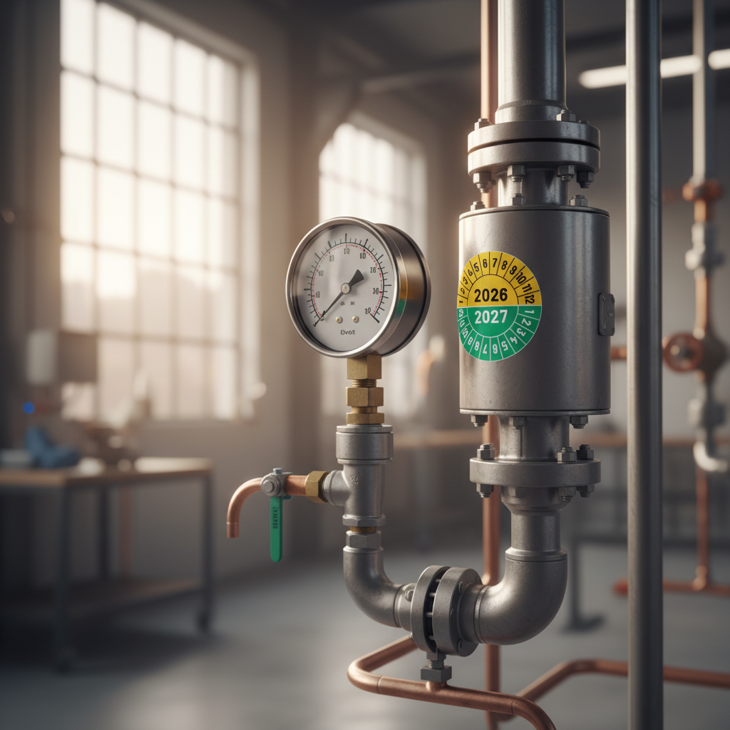 Kalibreringsmærker for 2026-2027 i gul og grøn, Selvklæbende, Ø30mm - Billede 3