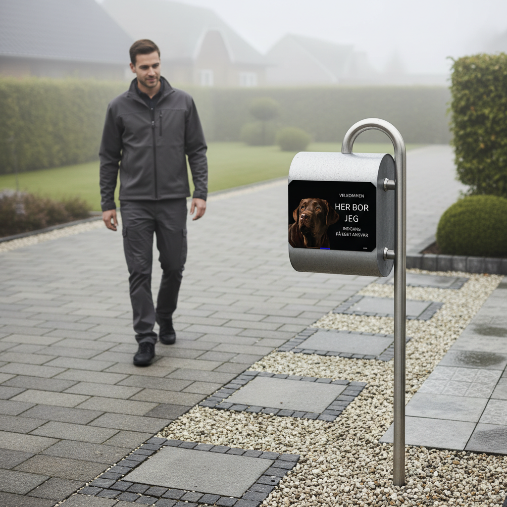 Her bor jeg skilt hund Labrador - Billede 4