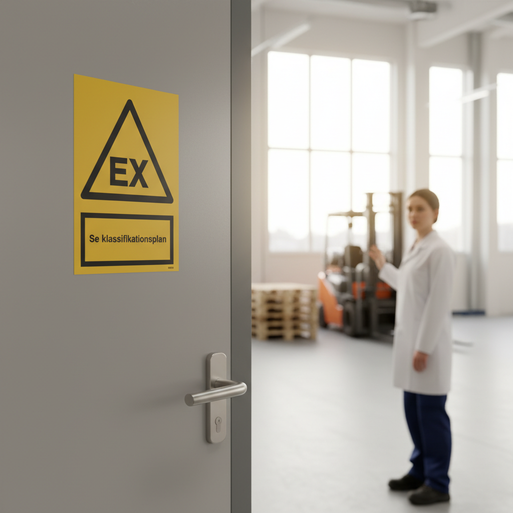 EX Se klassifikationsplan skilt - Billede 3