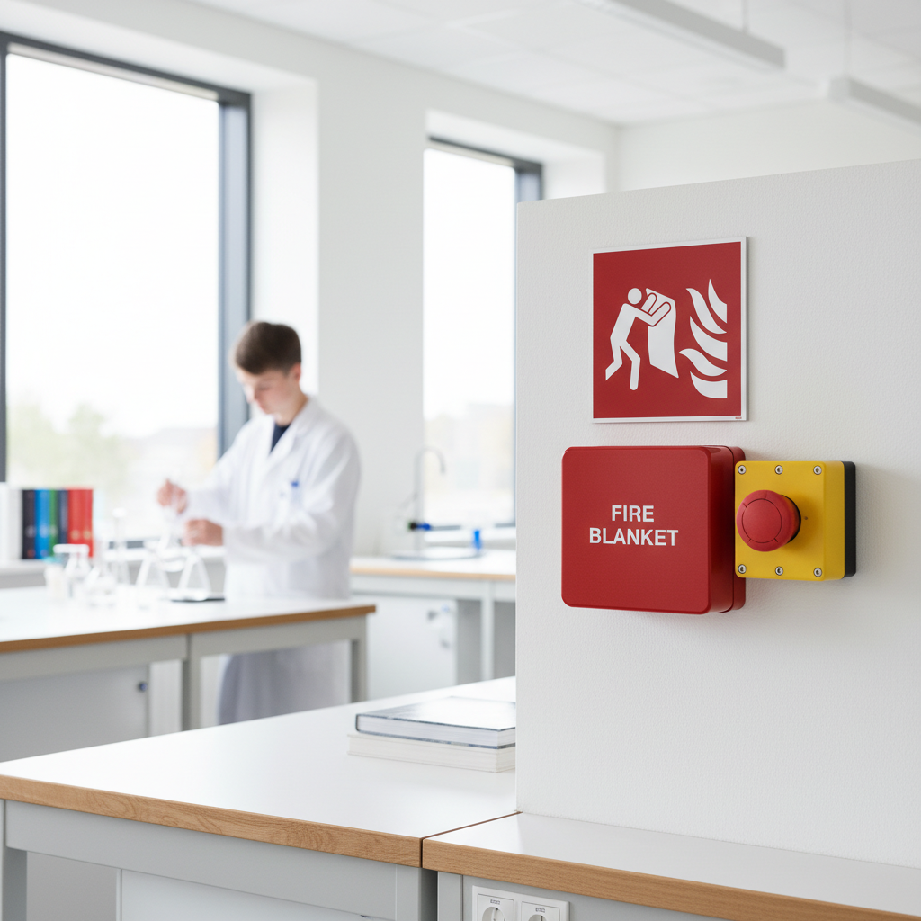 Brandtæppe skilt ISO F016 - Billede 3