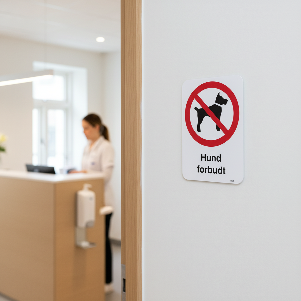 Hund forbudt skilt - Billede 6