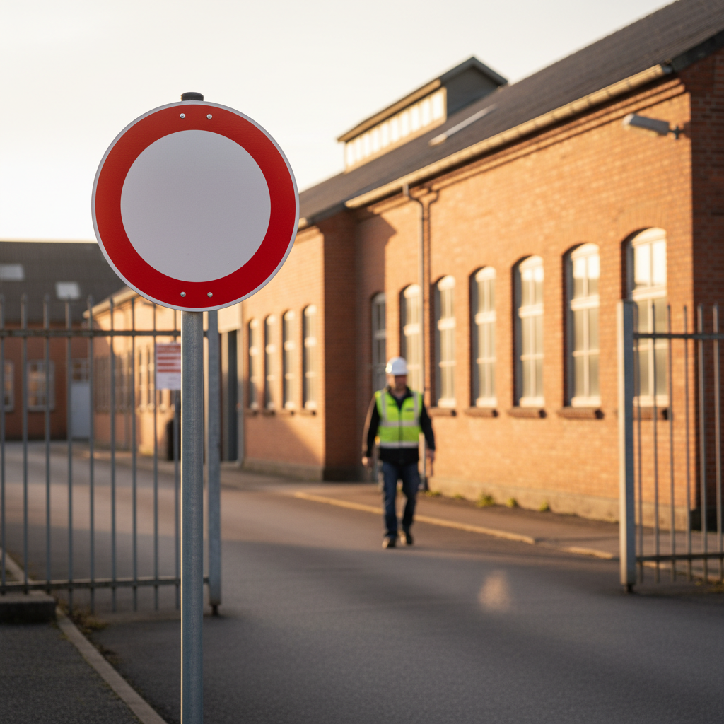 C21 - Kørsel i begge retninger forbudt skilt - Billede 3