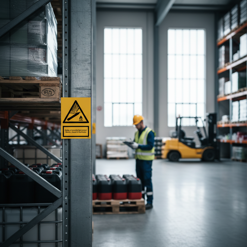 Oplag af brandfarlige væsker - Benzin, Diesel & Gasflasker skilt - Billede 7